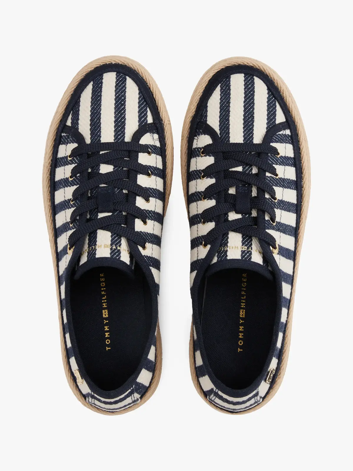 Tommy Hilfiger VULC ROPE SNEAKER IT, 0GZ Lacivert Kadın Spor Ayakkabı & Sneaker