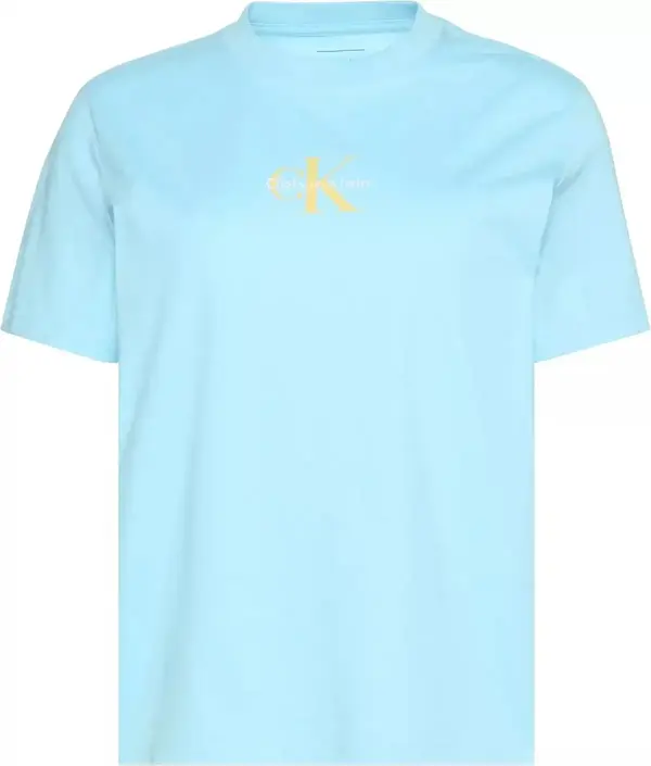 Calvin Klein SS 20s CLASSIC LOGO TEE Mavi Kadın Tişört