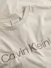 Calvin Klein TEXTURED EMBROIDERY, PDV Krem Erkek T-Shirt & Polo