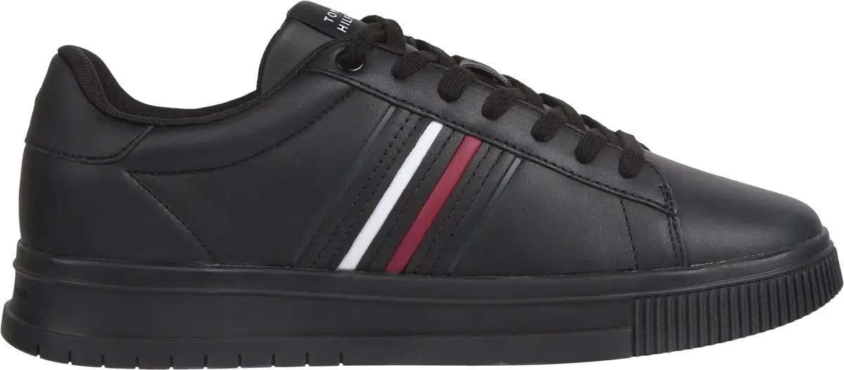 Tommy Hilfiger MODERN CUPSOLE STRIP, BDS Siyah Erkek Spor Ayakkabı & Sneaker