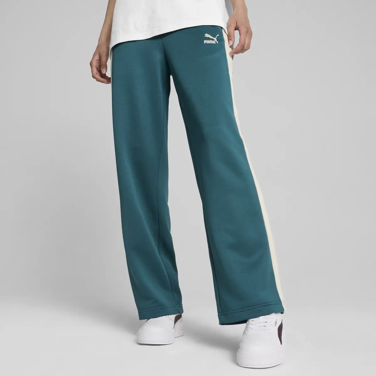 Puma ICONIC T7 Track Pants Yeşil Kadın Eşofman Altı
