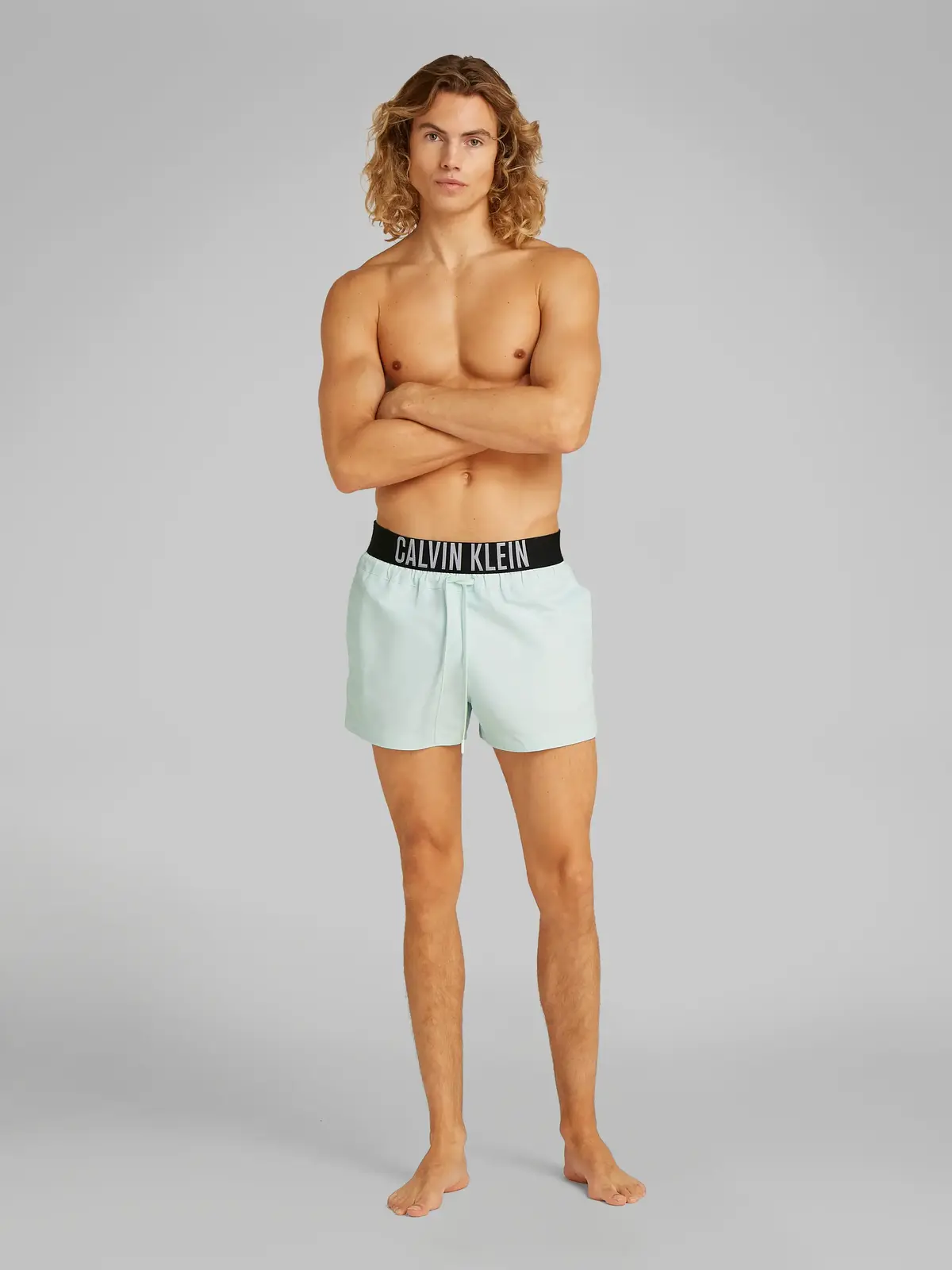 Calvin Klein SHORT WB Yeşil Erkek Deniz Şortu