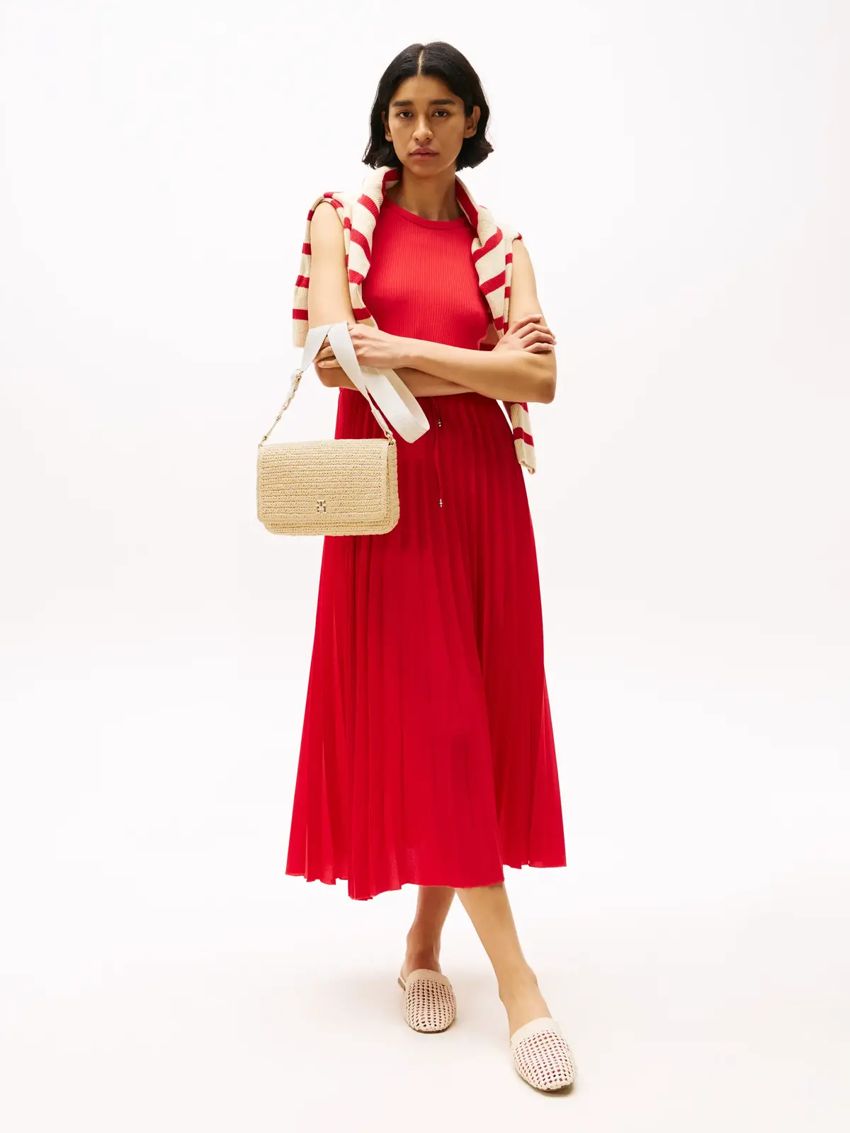 Tommy Hilfiger TH SPRING LOGO CONV, AA8 Krem Kadın Çanta & Cüzdan