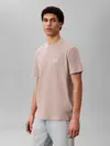 Calvin Klein SS WAFFLE BADGE CREW, K6B Pembe Erkek T-Shirt