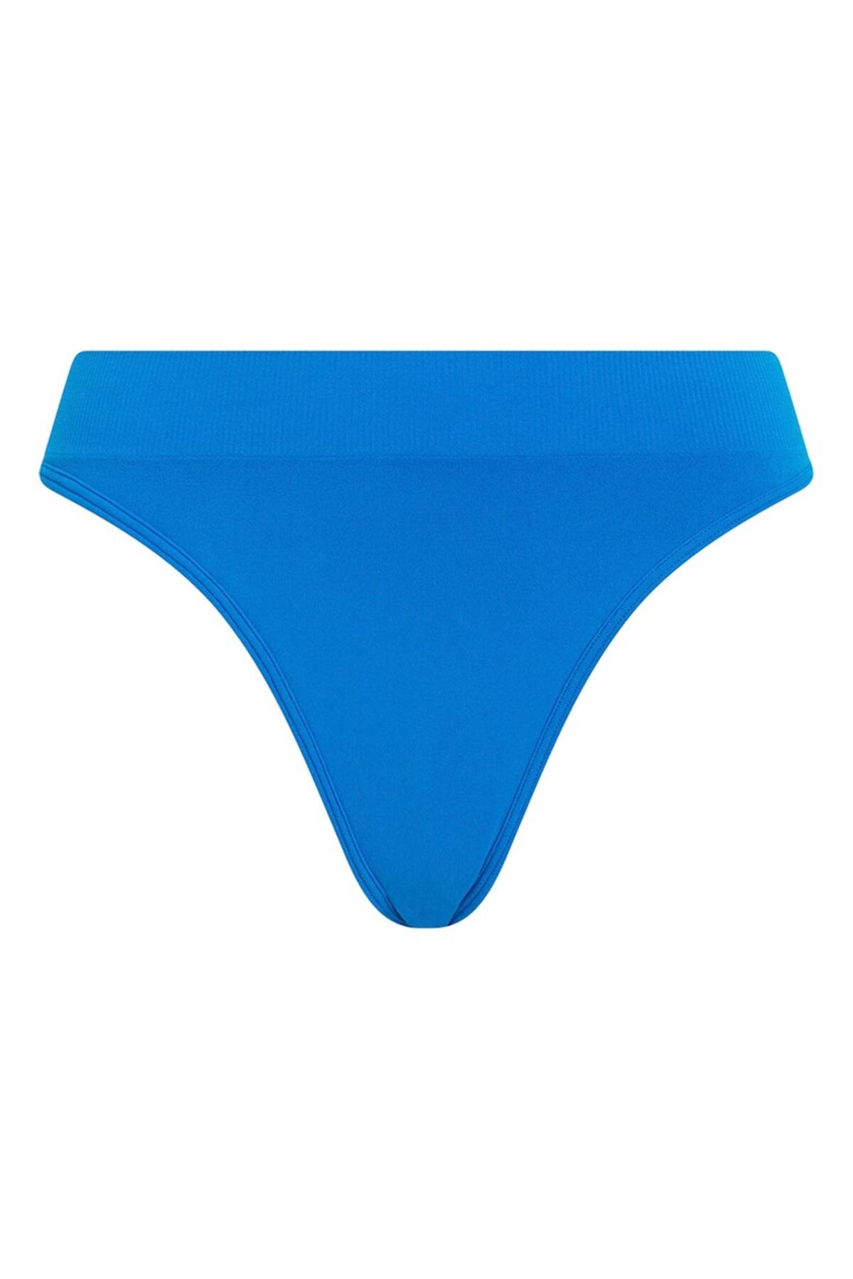 Calvin Klein HIGH WAIST BIKINI Mavi Kadın Bikini Altı