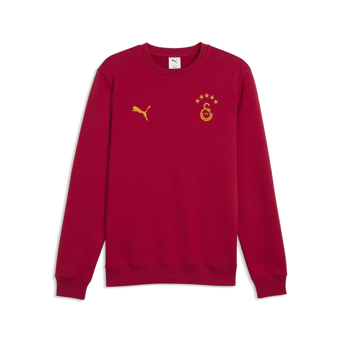 Puma GSK FtblESS Crew Sweat TR GALATASARAY FtblESSENTIALS Erkek SWEATSHIRT