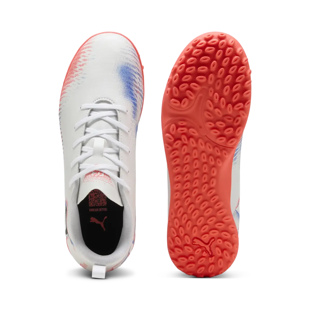 Puma FUTURE 8 PLAY TT Jr Beyaz Erkek Çocuk Halı Saha Ayakkabısı