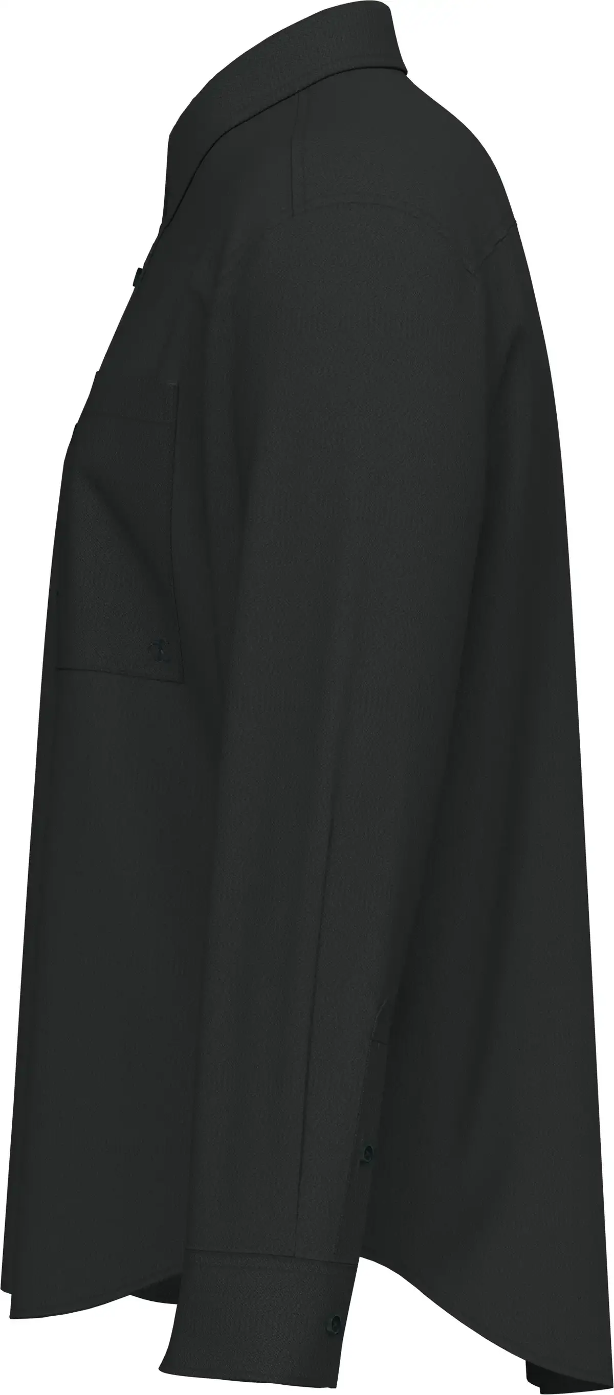 Calvin Klein LS MELANGE FLANNEL EASY SHIRT Erkek Siyah Gömlek