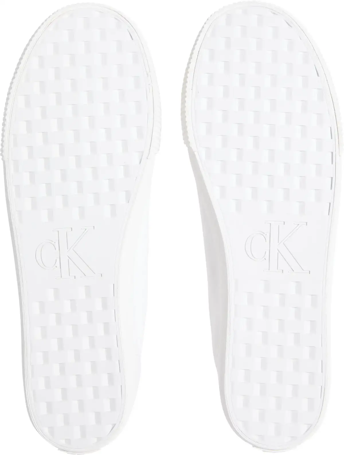 Calvin Klein ESS VULC LOW MG CANV, 0K4 Beyaz Erkek Spor Ayakkabı & Sneaker