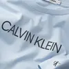 Calvin Klein INSTITUTIONAL T-SHIR Erkek Mavi T-Shirt