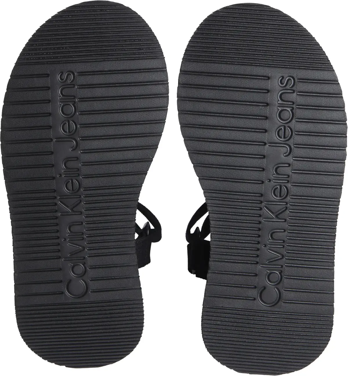 Calvin Klein SANDAL VELCRO WEBBIN, 0GJ Siyah Kadın Terlik