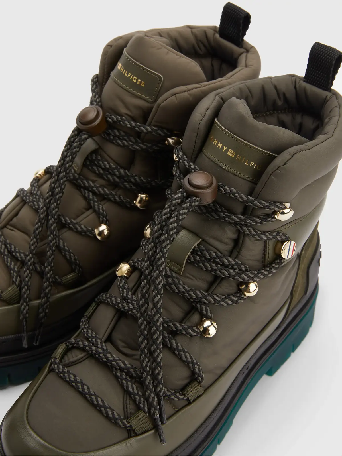 Tommy Hilfiger LACED OUTDOOR BOOT Kadın Haki Bot