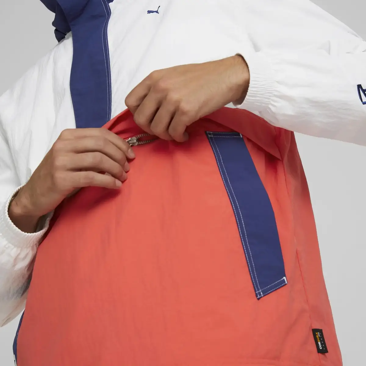 Puma Mmq Stb Lw Pop Over Jacket Erkek Fermuarlı Sweatshirt