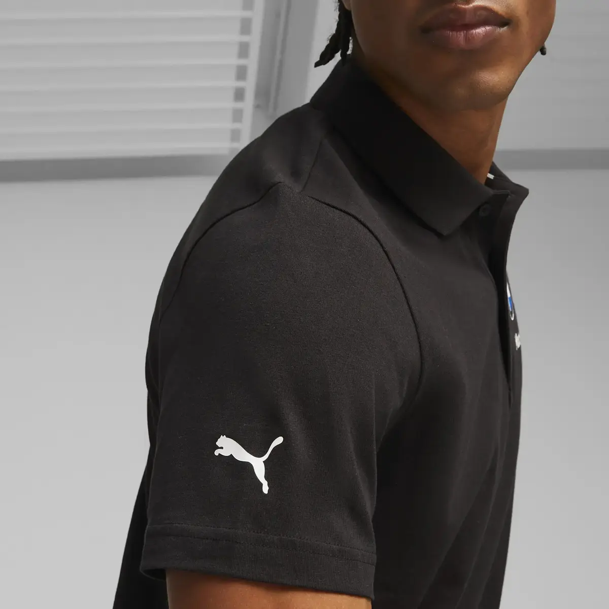 PUMA BMW MMS ESS Polo Siyah Erkek Polo T-Shirt