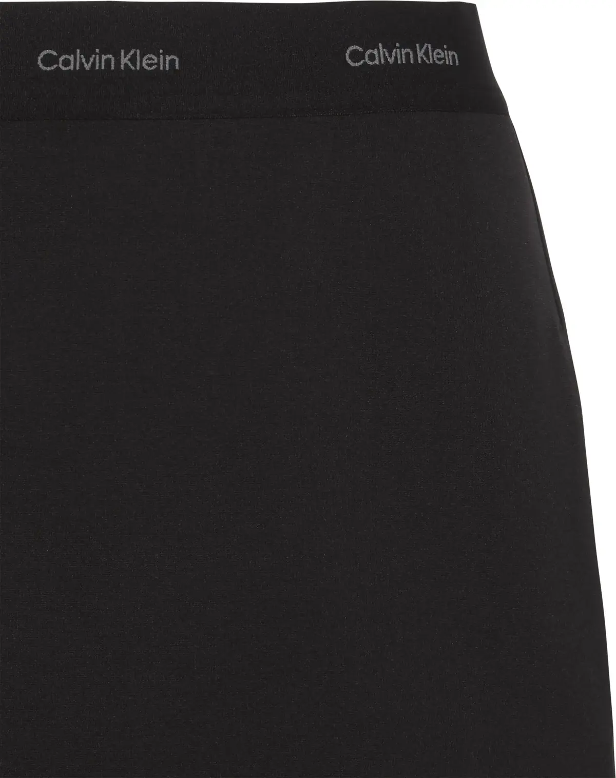 Calvin Klein PONTE LOGO WB MINI SKIRT Kadın Siyah Etek