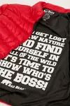 BAD BEAR BOSS PUFFER JACKET Erkek Kırmızı Şişme Mont