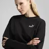 Puma ESS No.1 Logo Relaxed Crew Siyah Kadın Sweatshirt
