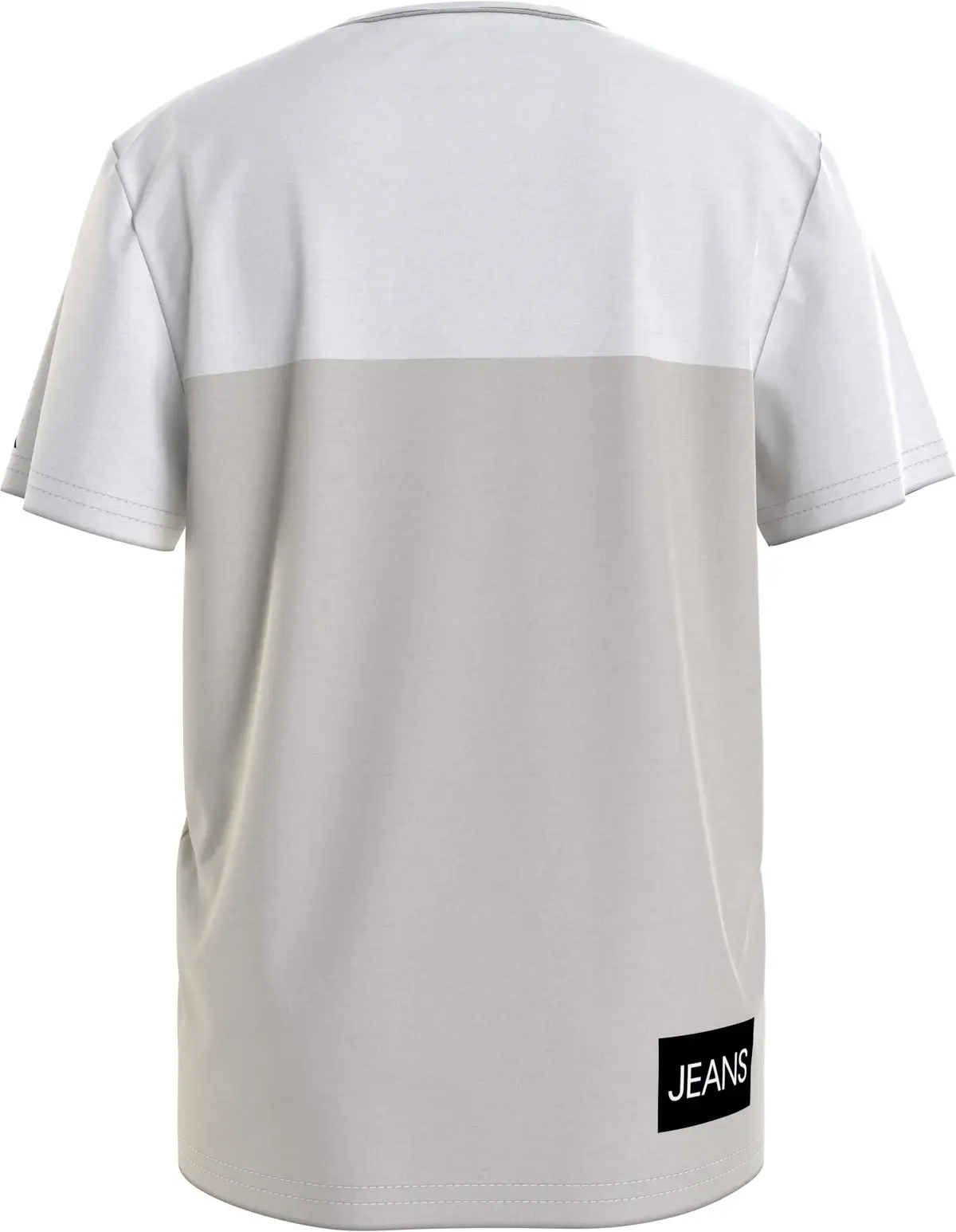 Calvin Klein CLR BLOCK T-SHIRT Erkek Krem T-Shirt