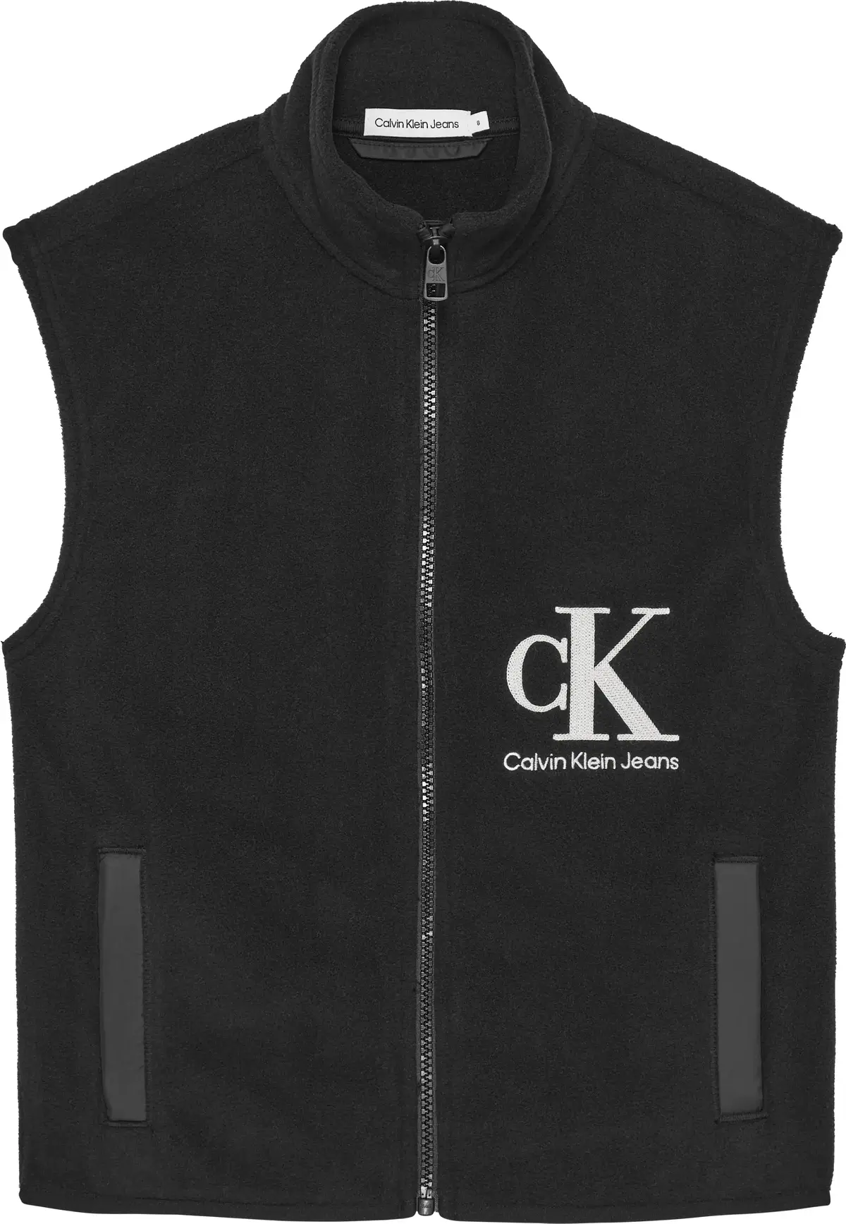 Calvin Klein POLAR FLEECE LOGO VE Erkek Siyah Sweatshirt
