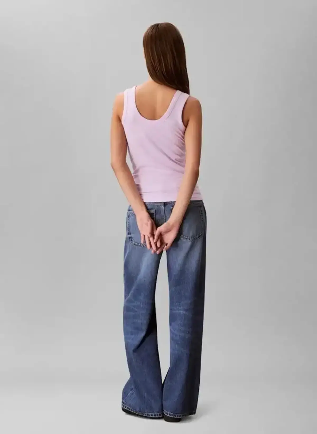 Calvin Klein A- Modal Rib Tank (essential) Mor Kadın Tişört