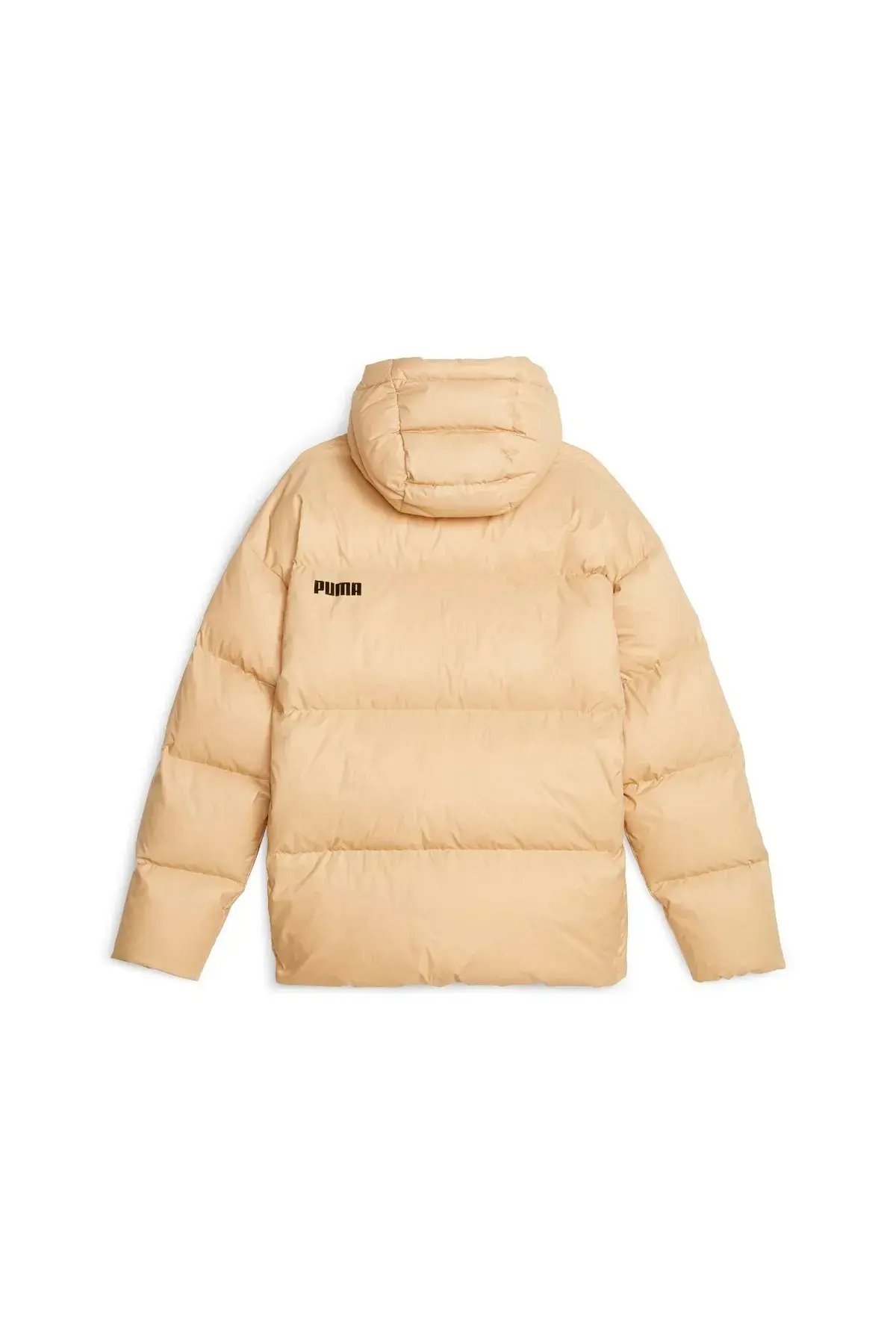 Puma Hooded Ultra Down Puffer Jacket Bej Erkek Kapüşonlu Şişme Mont