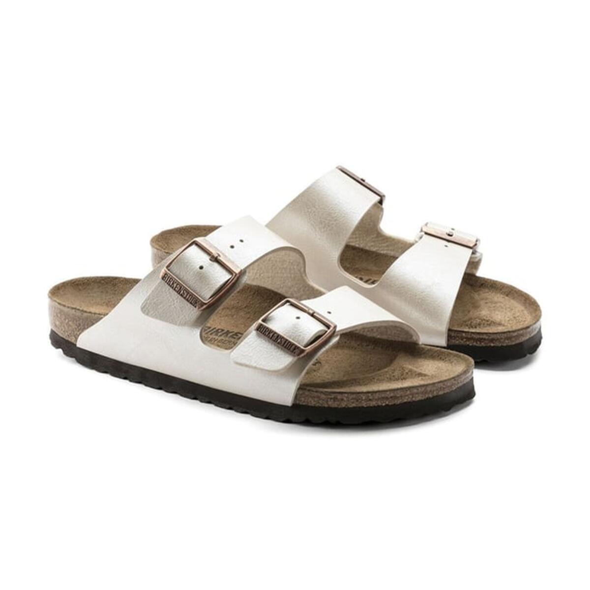 Birkenstock Arizona Bf Graceful Beyaz Kadın Terlik