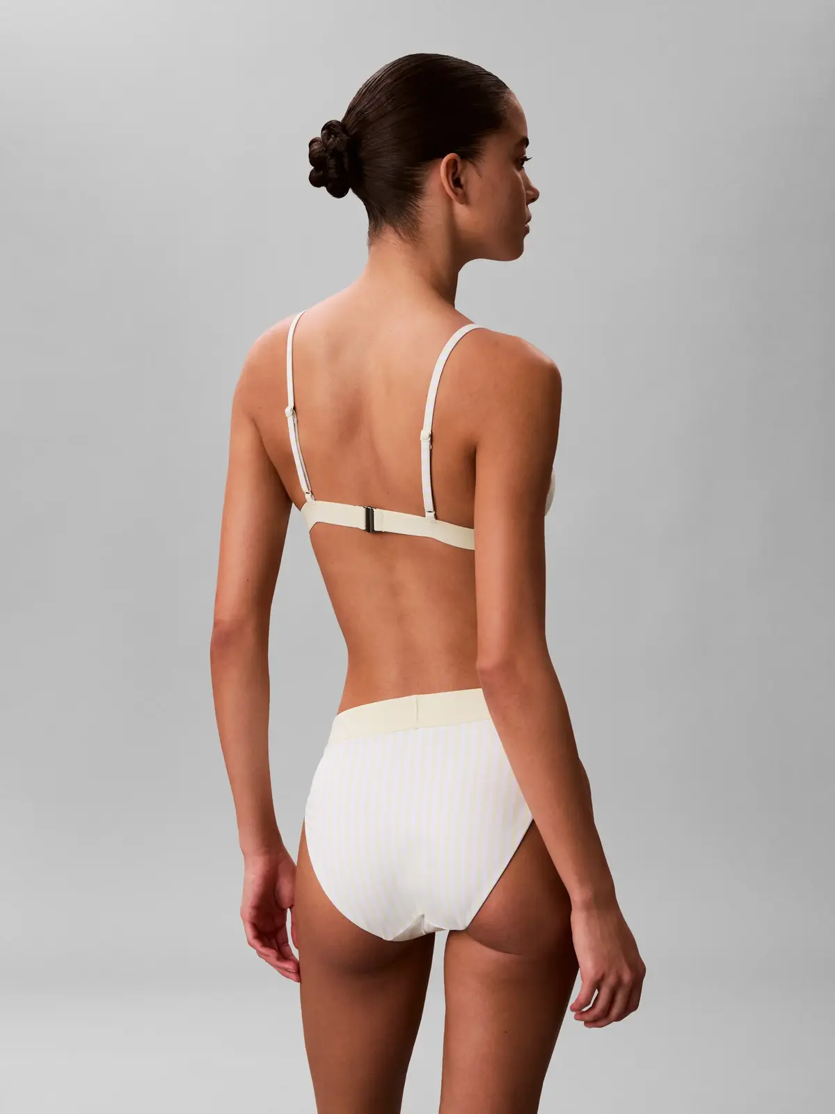 Calvin Klein TRIANGLE Yeşil Üçgen Bikini Üst