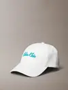 Calvin Klein 6 PANEL SSNL GRAPHIC, YAA Beyaz Kadın Şapka