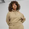 Puma BETTER CLASSICS Cropped Hoodie TR Açık Kahve Kadın Sweatshirt