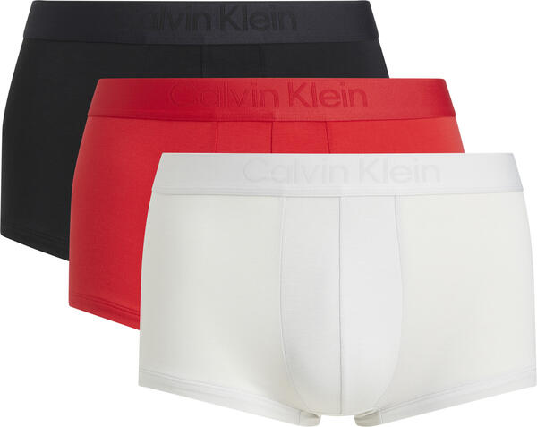 Calvin Klein LOW RISE TRUNK 3PK Erkek Siyah Boxer Set