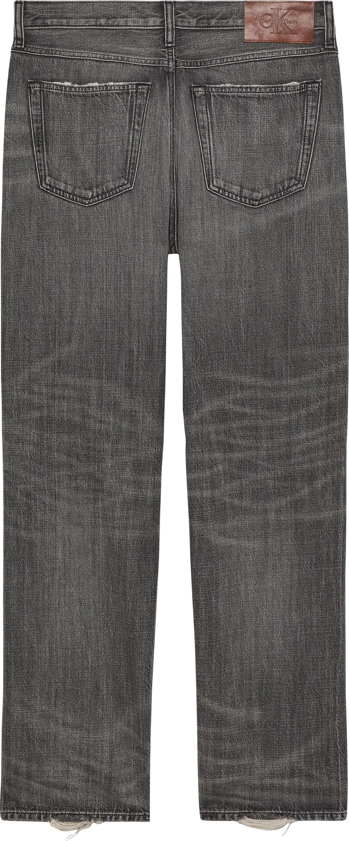 Calvin Klein 90S STRAIGHT METEORITE TENCEL JE Erkek Gri Kot Pantolon