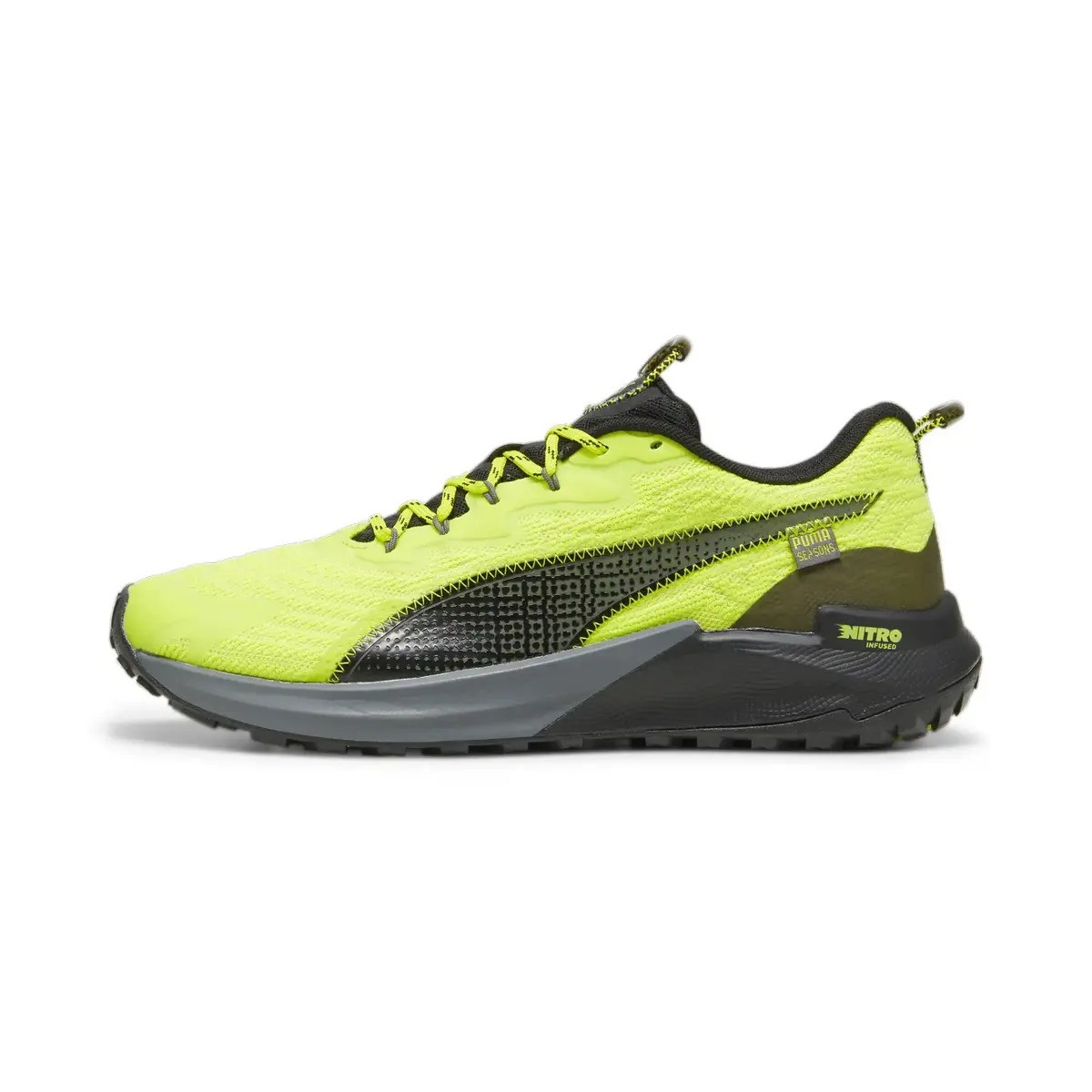 Puma Fast-Trac Nitro 2 Yeşil Erkek Yürüyüş ve Koşu Ayakkabısı