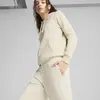 PUMA ESS No.1 Logo Straight Pants Kadın Bej Eşofman Alt