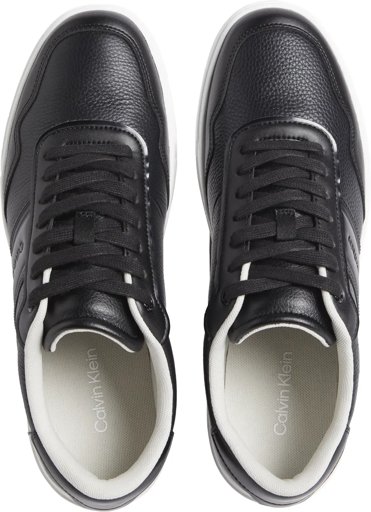 Calvin Klein LOW TOP LACE UP LOGO, 01O Siyah Erkek Spor Ayakkabı & Sneaker