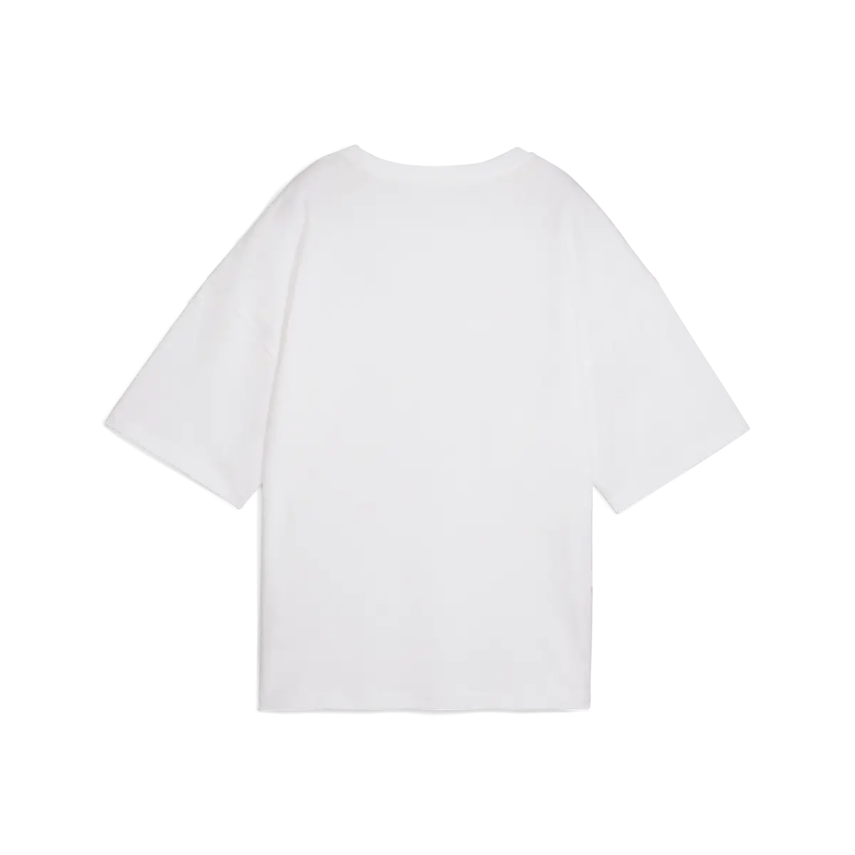 Puma WARDROBE ESS Oversized Tee Beyaz Kadın T-Shirt & Polo