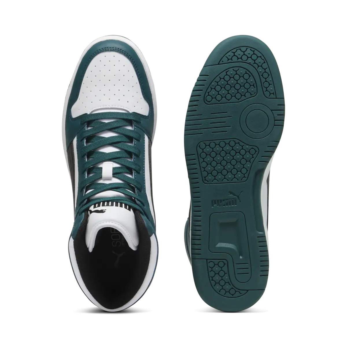 Puma Rebound LayUp SL Yeşil Erkek Spor Ayakkabı