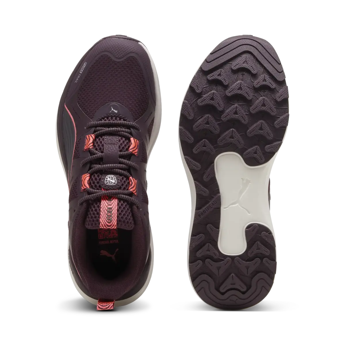 Puma Reflect Lite Trail Bordo Erkek Yürüyüş ve Koşu Ayakkabısı