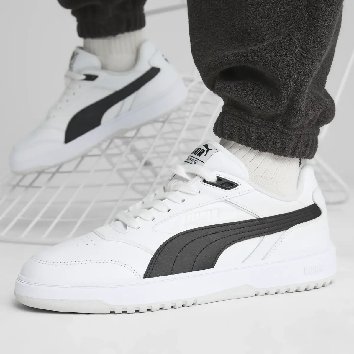 PUMA Doublecourt Beyaz Unisex Günlük Spor Ayakkabı