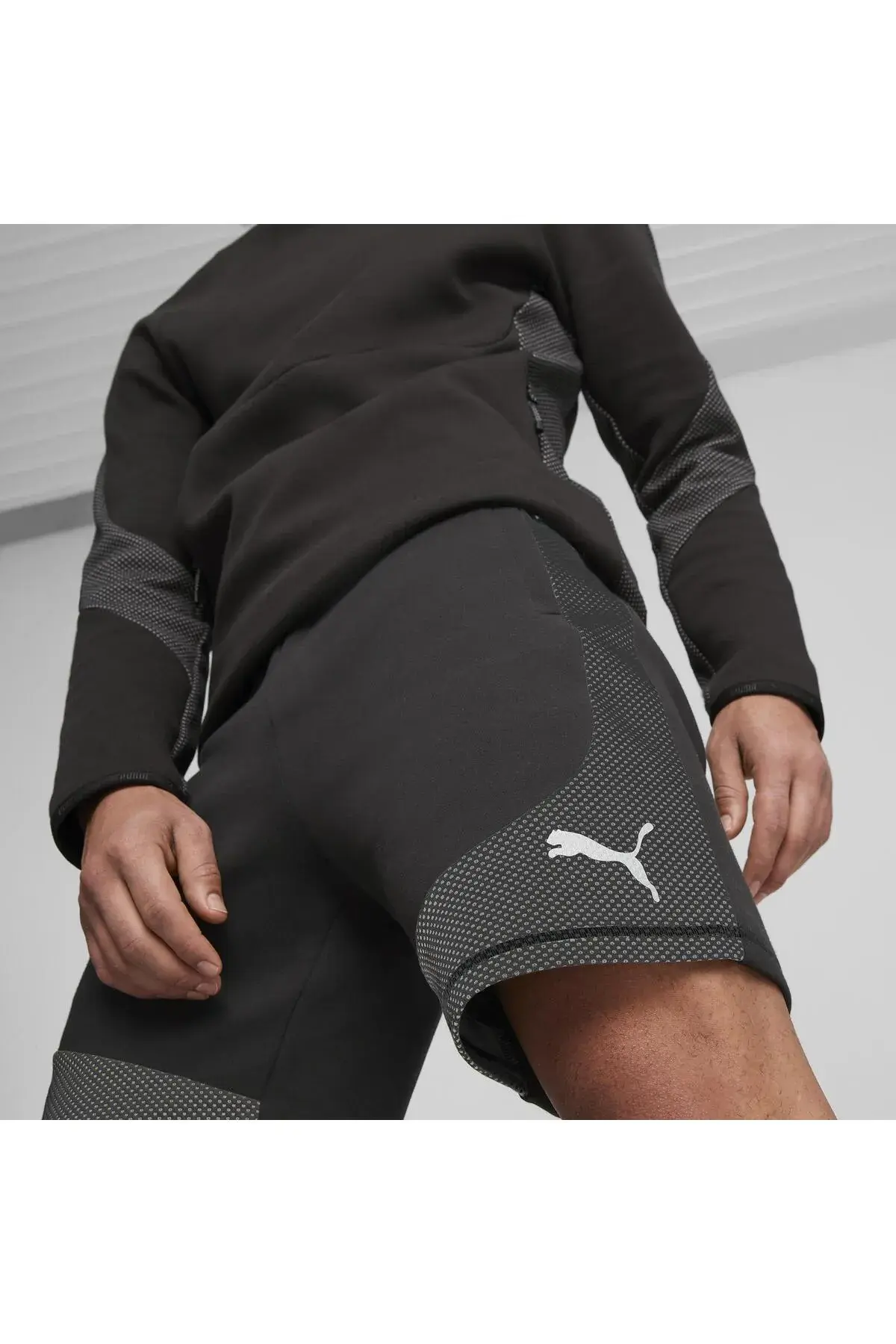Puma EVOSTRIPE Shorts 8 DK Siyah Erkek Şort