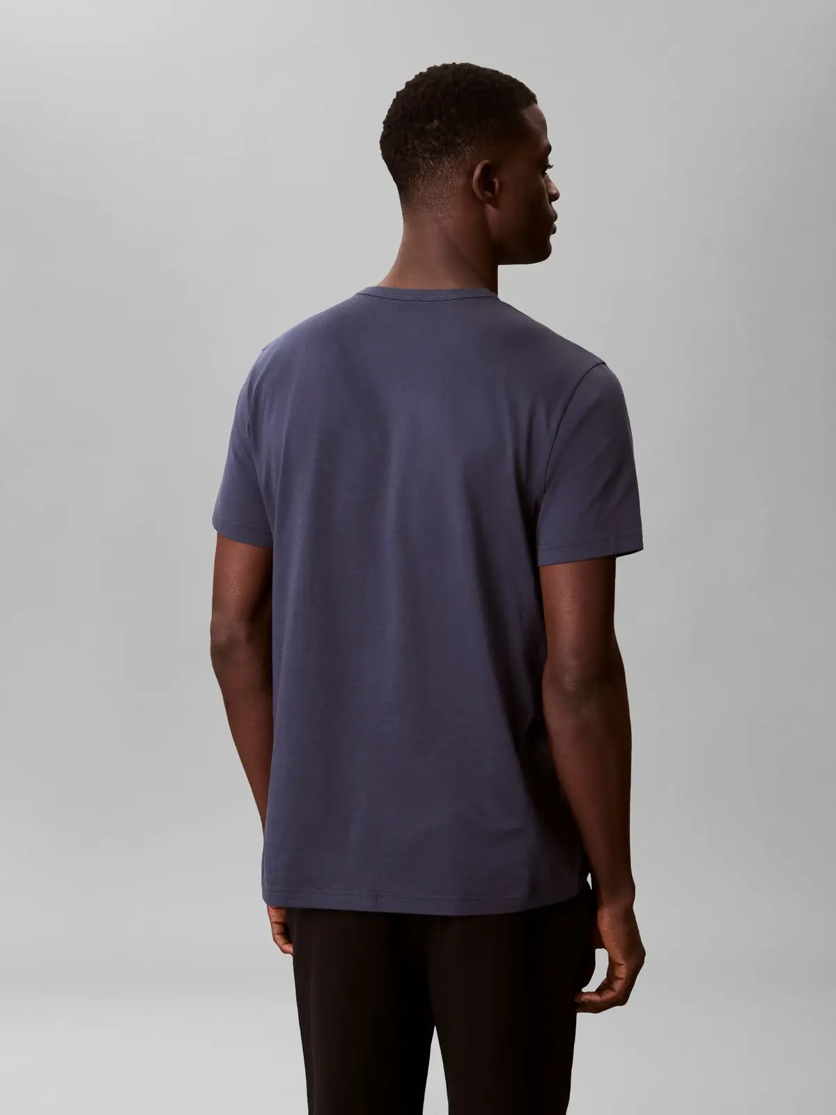 Calvin Klein S/S CREW NECK Lacivert Erkek Tişört