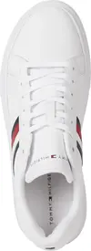 Tommy Hilfiger CORPORATE CUP LEATHE Erkek Beyaz Günlük Spor Ayakkabı