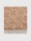 Tommy Hilfiger TH MONOGRAM SCARF Erkek Kahverengi Atkı
