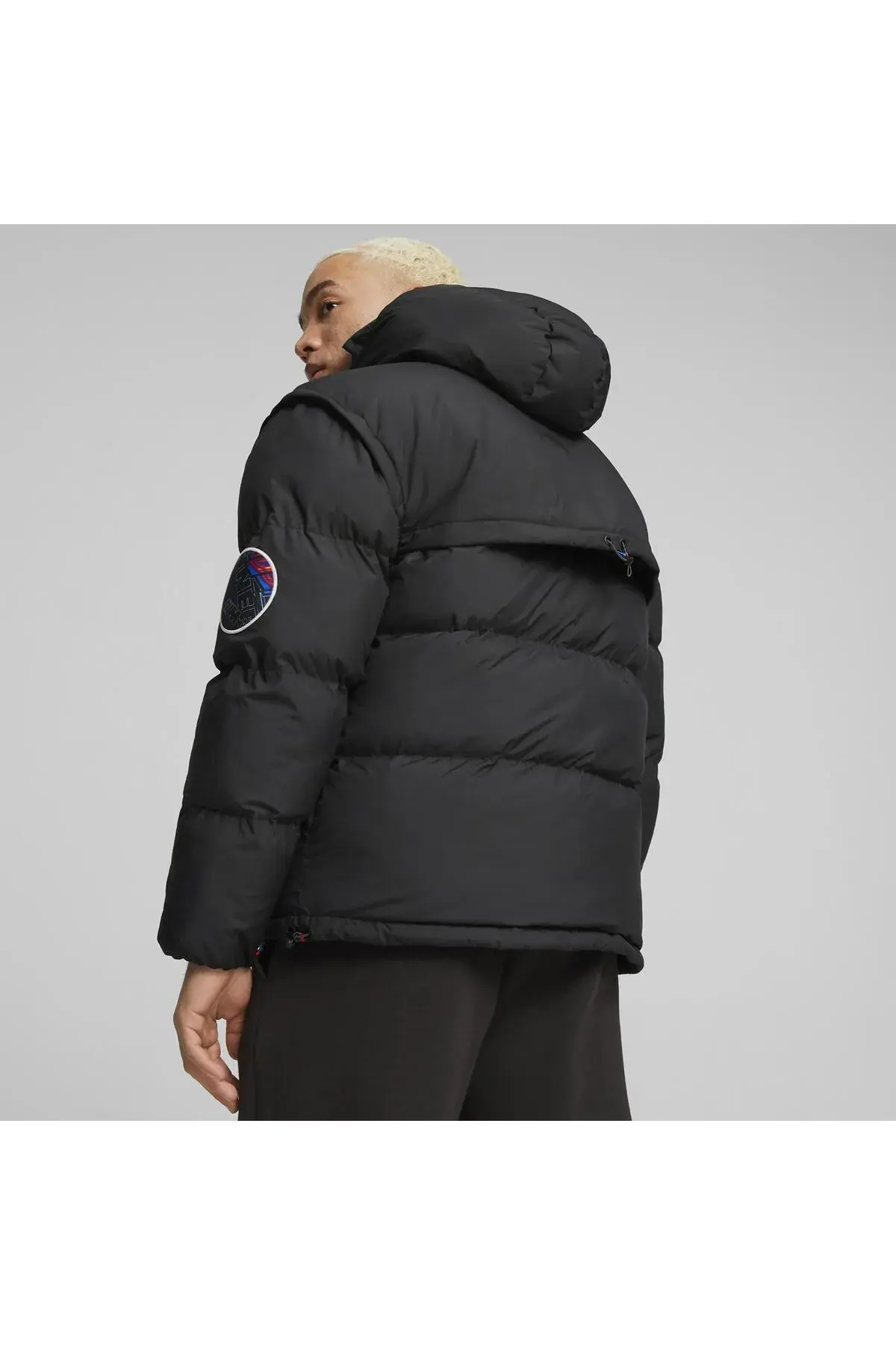 Puma BMW MMS Statement Race Jkt Siyah Erkek Fermuarlı Sweatshirt