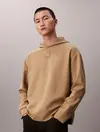 Calvin Klein LS STRETCH WOOL BLEND Bej Erkek Hoodie