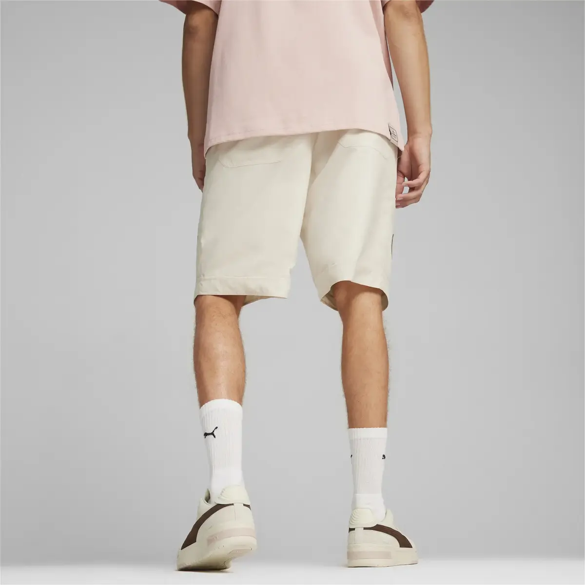 Puma PL Summer Crew Shorts Bej Erkek Şort