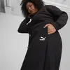 Puma CLASSICS Ribbed Relaxed Pants Siyah Kadın Eşofman Altı