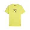 Puma Ferrari Race Big Shld T Clrd Sarı Erkek Tişört