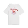 PUMA WARDROBE ESS Graphic Tee Beyaz Kadın T-Shirt