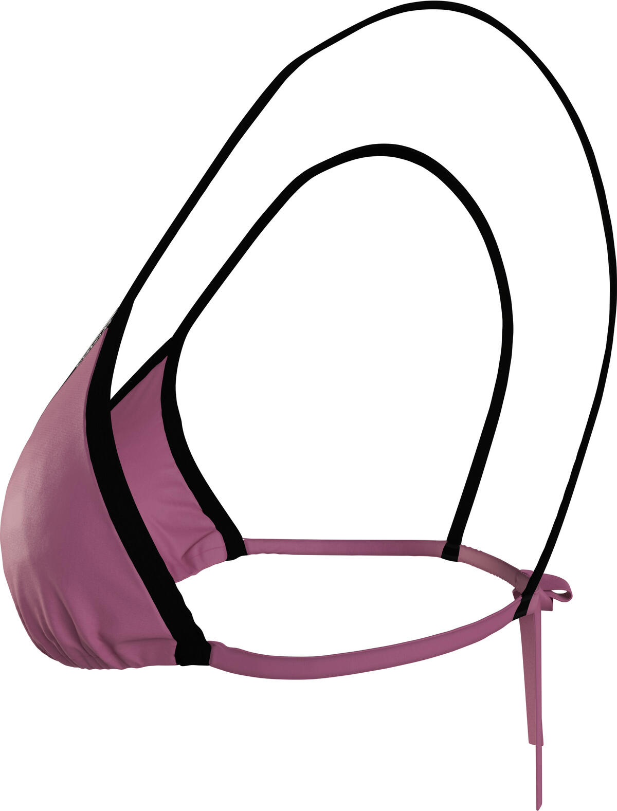 Calvin Klein TRIANGLE-RP Kadın Pembe Bikini Üstü
