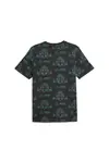 Puma MAPF1 AOP Logo Tee Siyah Erkek T-Shirt